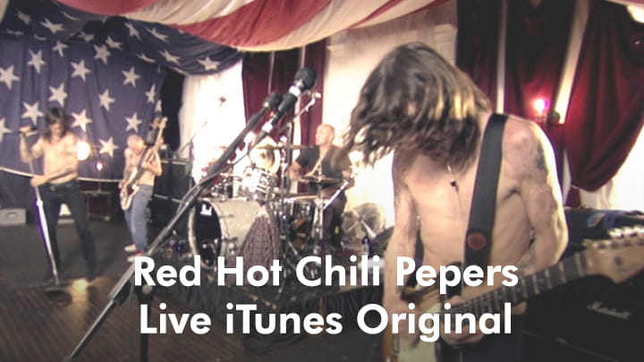 Red Hot Chili Peppers playing live for iTunes Original, 2006