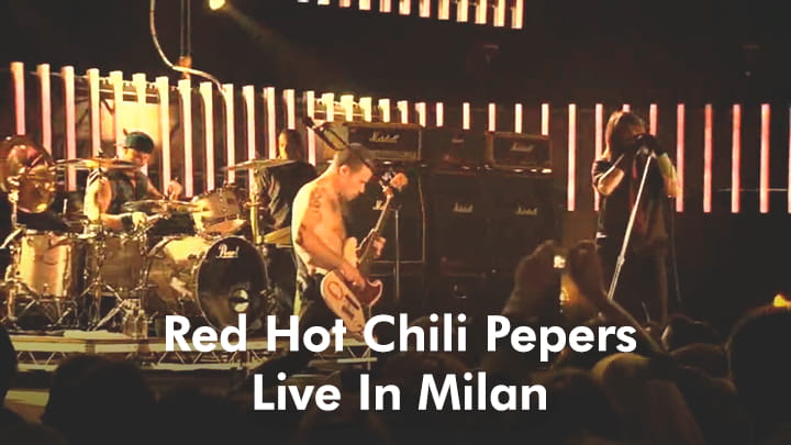 Red Hot Chili Peppers playing live in Milan, 2006